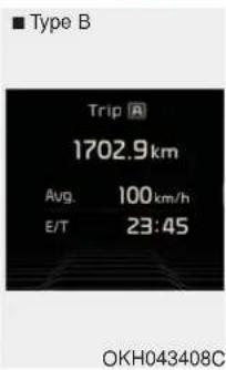 KIA K900 (2018) - Mode ordinateur de voyage - 2