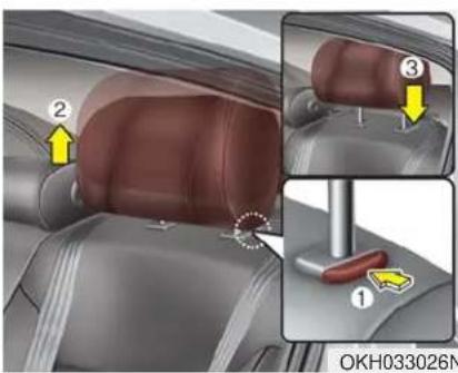 KIA K900 (2018) - Appui-tête (pour siège arrière) - 3