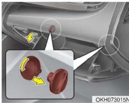 KIA K900 (2018) - Inspection du filtre - 1