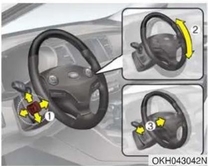 KIA K900 (2018) - Volant inclinable/télescopique - 1