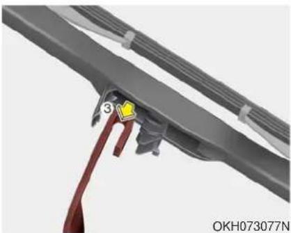 KIA K900 (2018) - ■ Bras d'essuie-glace - 2