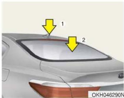 KIA K900 (2018) - Antenne - 1