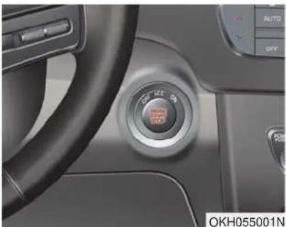 KIA K900 (2018) - Bouton de DÉMARRAGE/ARRÊT DU MOTEUR illuminé - 1