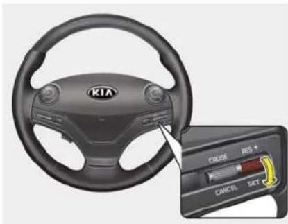 KIA K900 (2018) - Réglage de la vitesse (ASCC) - 4