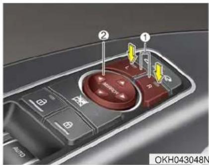 KIA K900 (2018) - ■ Réglage du rétroviseur - 1