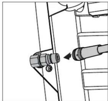 NILFISK MH 2C - Connecting the high pressure hose - 1