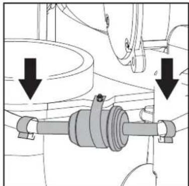NILFISK MH 2C - Effettuare la manutenzione del filtrolo del carburante - 1