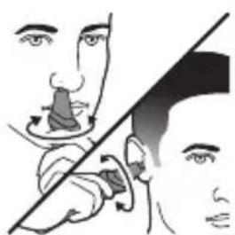 PHILIPS Series 3000 MG3711 - Haare in der Nase schneiden - 1