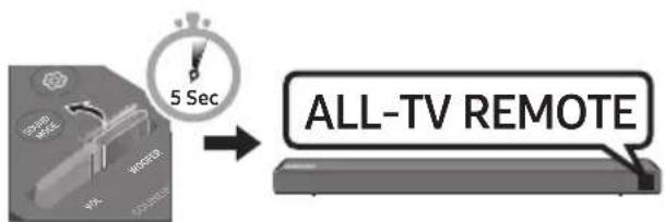SAMSUNG HWN450 - A Soundbar hangerejének szabályozása a televízió távvezérlőjével - 3