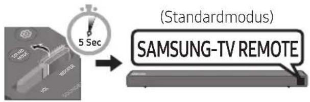 SAMSUNG HWN450 - Anpassen der Soundbar-Lautstärke mit einer TV-Fernbedienung - 4