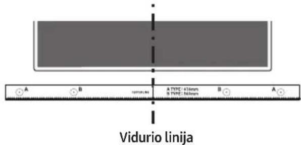 SAMSUNG HWN450 - Tvirtinimo prie sienos komponentai - 5