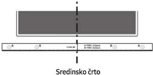 SAMSUNG HWN650 - Komponente stenskega nosilca - 6