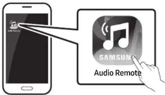 SAMSUNG HWN650 - A Samsung Audio Remote alkalmazás indítása - 1
