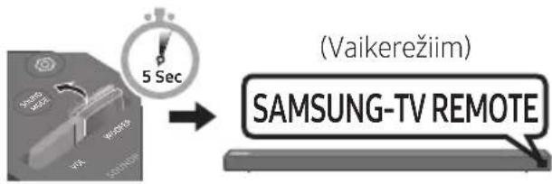 SAMSUNG HWN650 - Soundbari helitugevuse reguleerimine teleri kaugjuhtimispuldiga - 4