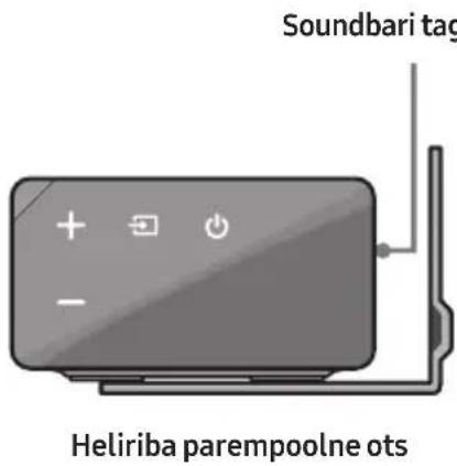 SAMSUNG HWN650 - Asetage Seinakinnitusjuhik vastu seinapinda. - 2