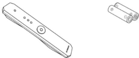 YAMAHA AU671 - Accessoires fournis - 1