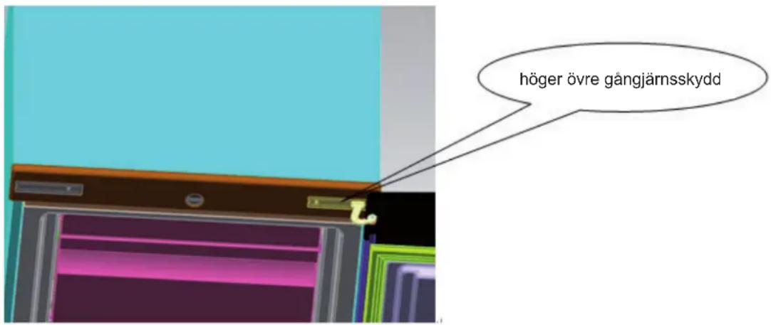 INDESIT UIAA 55 - Byta häll på dörren - 1