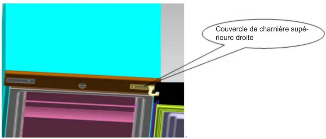 INDESIT UIAA 55 - Inversion de la porte pivotante - 1
