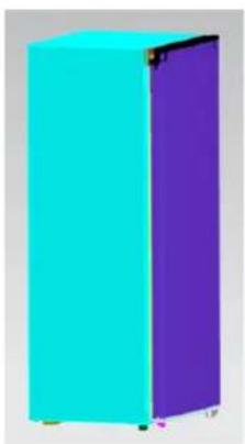 INDESIT UIAA 55 - Inversion de la porte pivotante - 9