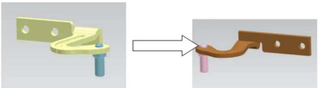 INDESIT UIAA 55 - Reversing the Door Swing - 4