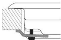 HOTPOINT F100668 - Scheme de fixation des crochets - 2