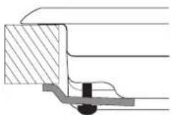 HOTPOINT F100668 - Haken-Befestigungsschema - 2