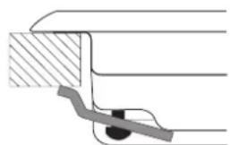 HOTPOINT F100668 - Hook fastening diagram - 1