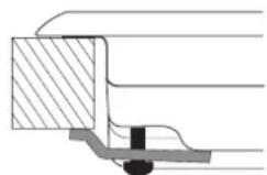 HOTPOINT F100668 - Esquema de fijación de los ganchos - 2