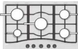 HOTPOINT F100668 - Consejos practicos para el uso de los quemadores - 1