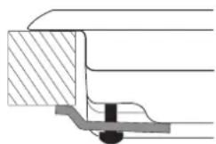 HOTPOINT F100668 - Esquema para prender os ganchos - 2