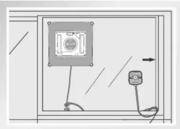 ECOVACS WINBOT 850 - Placez le tampon de sécurité - 1
