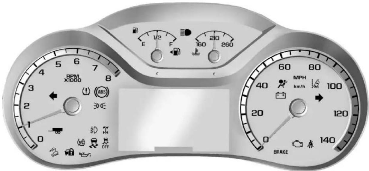 GMC Canyon (2018) - Combinéd'instruments(Versionsupérieure) - 1