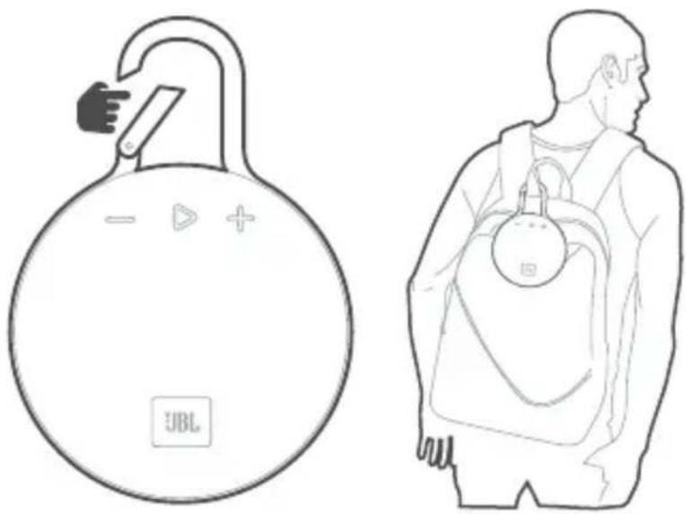 JBL Clip 3 - Carabiner - 1