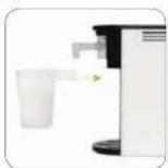 LattePremio LP16 - For starten af rengoring processen - 2