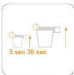 LattePremio LP16 - Programmierung des Füllniveauaus / Zeiteinstellung - 6