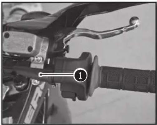 Sherco 125 SER (2018) - Reglar la holgura del cable de gas - 1