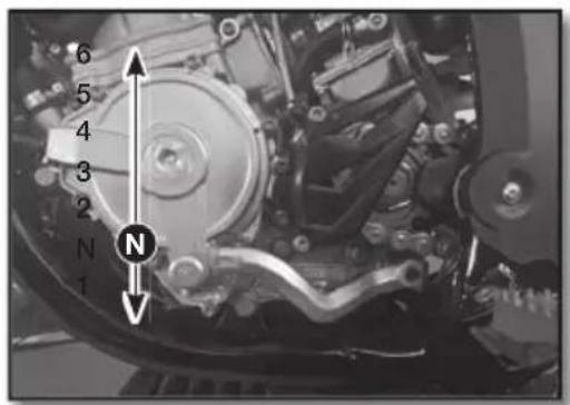 Sherco 125 SER (2018) - Gear selector - 1