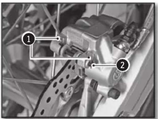 Sherco 125 SER (2018) - REINSTALLING THE FRONT AND REAR BRAKE PADS - 1