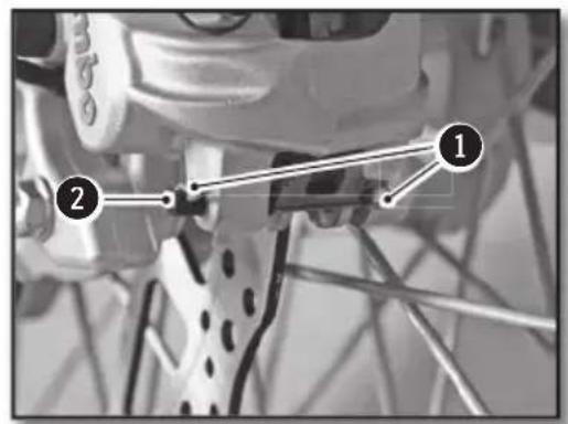 Sherco 125 SER (2018) - DESMONTAJE DE LAS PASTILLAS DE FRENO DELANTERO Y TRASERO - 2