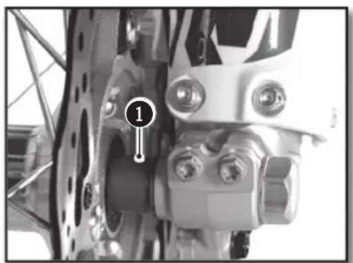 Sherco 125 SER (2018) - DÉMONTAGE DE LA ROUE AVANT - 3