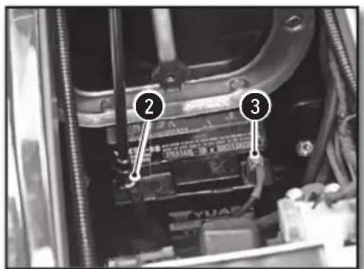 Sherco 125 SER (2018) - EXTRACCION DE LA BATERIA - 2