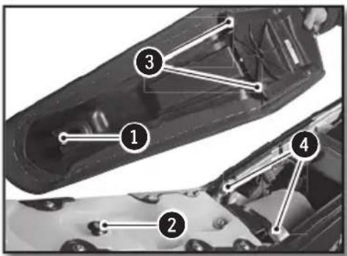 Sherco 125 SER (2018) - REMONTAGE DE LA SELLE - 1