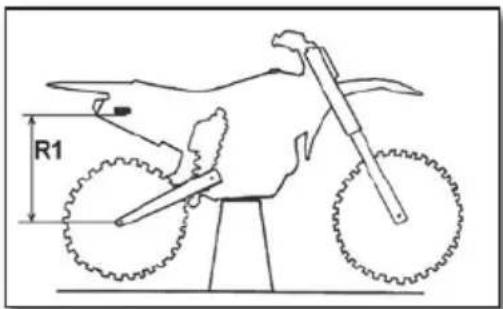 Sherco 125 SER (2018) - SETTING THE DEPRESSION OF THE REAR SHOCK WITH NO LOAD - 1