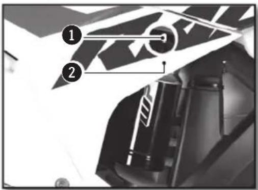 Sherco 125 SER (2018) - ADJUSTING THE REAR SHOCK LOW-SPEED COMPRESSION SETTING - 1