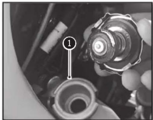 Sherco 125 SER (2018) - VIDANGE DU LIQUIDE DE REFROIDISSEMENT - 1