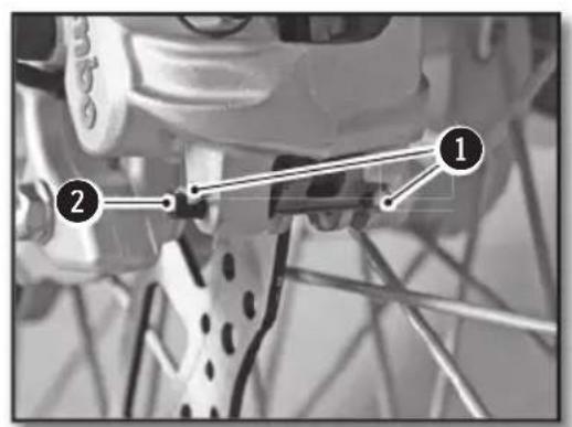Sherco 125 SER (2018) - REMOVING THE FRONT AND REAR BRAKE PADS - 2