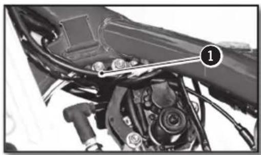 Sherco 125 SER (2018) - REINSTALLING THE FUEL TANK - 1