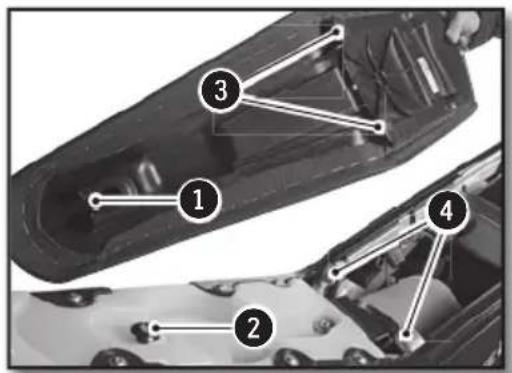 Sherco 125 SER (2018) - MONTAJE DEL SILLIN - 1