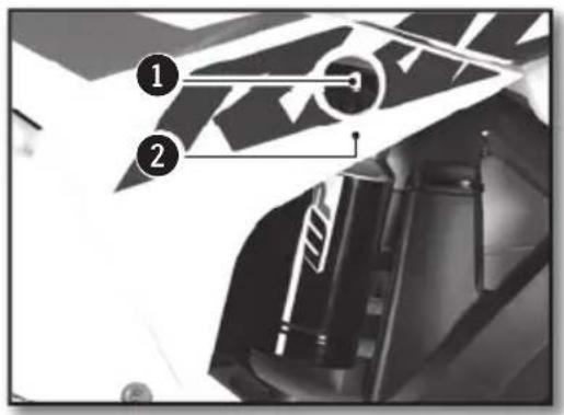 Sherco 125 SER (2018) - RéGLAGE DE LA COMPRESSION BASSE VITESSE DE L'AMORTISSEUR - 1