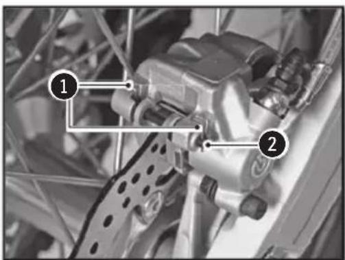 Sherco 125 SER (2018) - REEMPLACEMENT DES PLAQUETTES DE FREIN AVANT ET ARRÈRE - 1